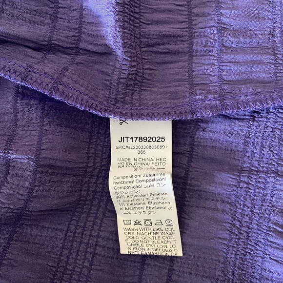 Shein lune plus size women’s solid color simple daily dress purple, size… - Picture 8 of 9
